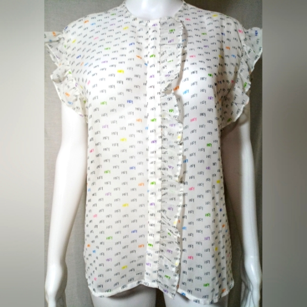 Koch Brooke Flutter Sleeve Blouse